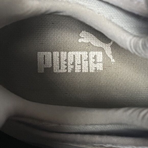 Puma Womens Fierce Sz 9 Quilted 18941802 Gray Running Shoes Mid Top Sneakers - Picture 11 of 13